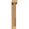 Ekena Millwork Traditional Block Rough Sawn Bracket w/ Offset Brace, Western Red Cedar, 4"W x 24"D x 24"H BKT0402X24X24TRA05RWR - alternate 3